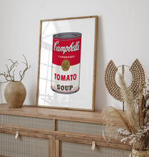 Andy Warhol Tomato Soup pop art poster, Andy Warhol Tomato Soup Print, Campbell Soup Poster, Kitchen wall decor, Warhol wall decor 1153170430