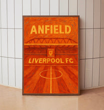 Anfield Liverpool FC Stadium Digital Print – Modern Minimalist Poster  This Is Anfield Wall Art for Football Fans