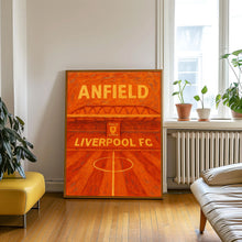 Anfield Liverpool FC Stadium Digital Print – Modern Minimalist Poster  This Is Anfield Wall Art for Football Fans