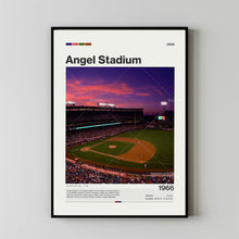 Angel Stadium Poster, Los Angeles Angels Poster Print, MLB Stadium Poster, Baseball Fan Gift Print