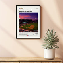 Angel Stadium Poster, Los Angeles Angels Poster Print, MLB Stadium Poster, Baseball Fan Gift Print