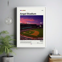 Angel Stadium Poster, Los Angeles Angels Poster Print, MLB Stadium Poster, Baseball Fan Gift Print