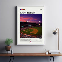 Angel Stadium Poster, Los Angeles Angels Poster Print, MLB Stadium Poster, Baseball Fan Gift Print