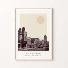 Ann Arbor Poster Print, Ann Arbor Travel Poster, Ann Arbor Minimalistic Wall Art, Ann Arbor, Michigan, United States 1882439631