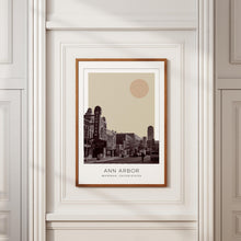 Ann Arbor Poster Print, Ann Arbor Travel Poster, Ann Arbor Minimalistic Wall Art, Ann Arbor, Michigan, United States 1882439631