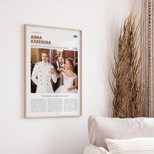 Anna Karenina, Joe Wright, Retro Movie Poster, Custom Movie Poster Print 4421166761