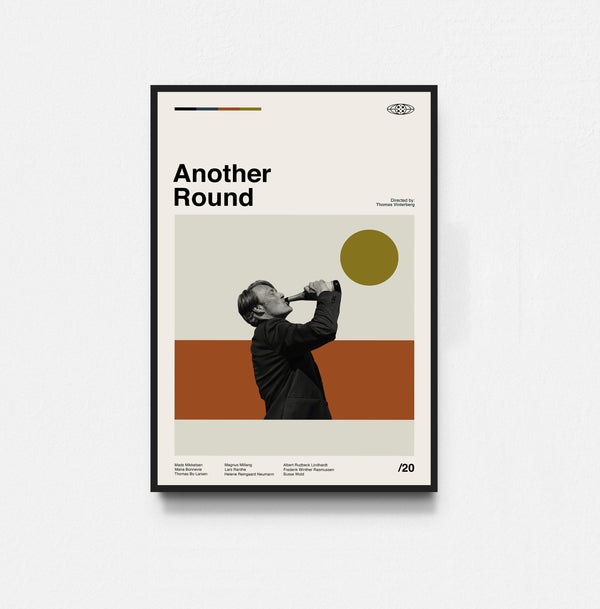Another Round Poster, Another Round Print, Movie Poster, Midcentury Art, Minimalist Art, Retro Poster, Vintage Poster, Home Decor 1813153075 3655