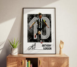 Anthony Gordon Poster Newcastle Poster, Football Fan Gift 4400905441