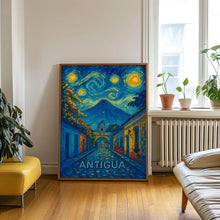 Antigua Travel Poster - Guatemala Wall Art Print, Illustration Poster, Home & Office decor, Gift idea, Travel print, South America print