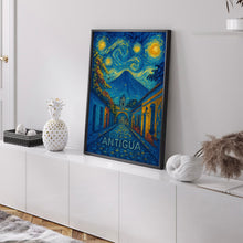 Antigua Travel Poster - Guatemala Wall Art Print, Illustration Poster, Home & Office decor, Gift idea, Travel print, South America print