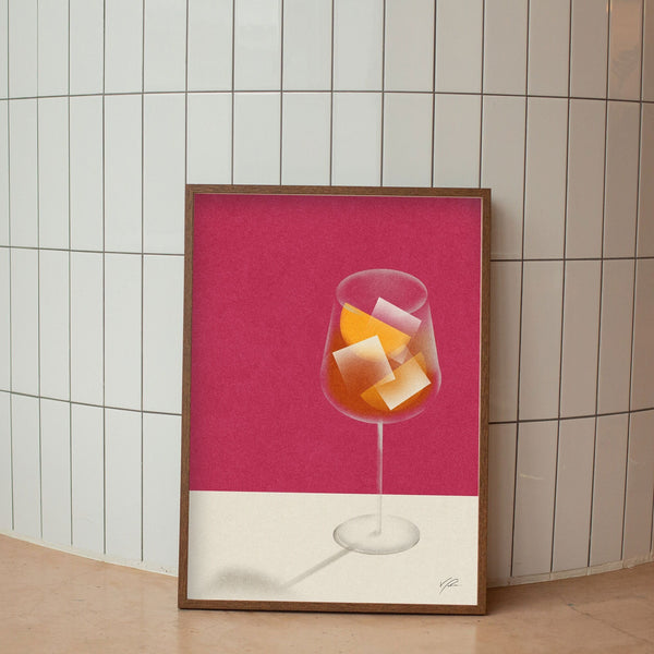 Aperol Cocktail Minimalist Poster  Drinks Poster  Art Deco Poster   Cocktail Wall Art  Housewarming Gift  Bar Decor 1423891021