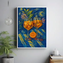 Aperol Spritz Print, Retro Italian Travel Cocktail Print, Kitchen Poster, Trendy Italian Wall Art, Modern Vintage Summer, Bar Cart Art (2)