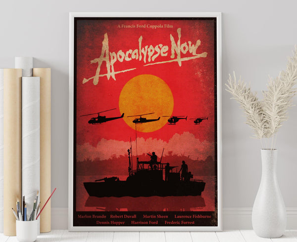 Apocalypse Now Poster - Francis Ford Coppola - Minimalist Movie Poster - Vintage Retro Art Print - Custom Poster - Wall Art - Home Decor 1524166469