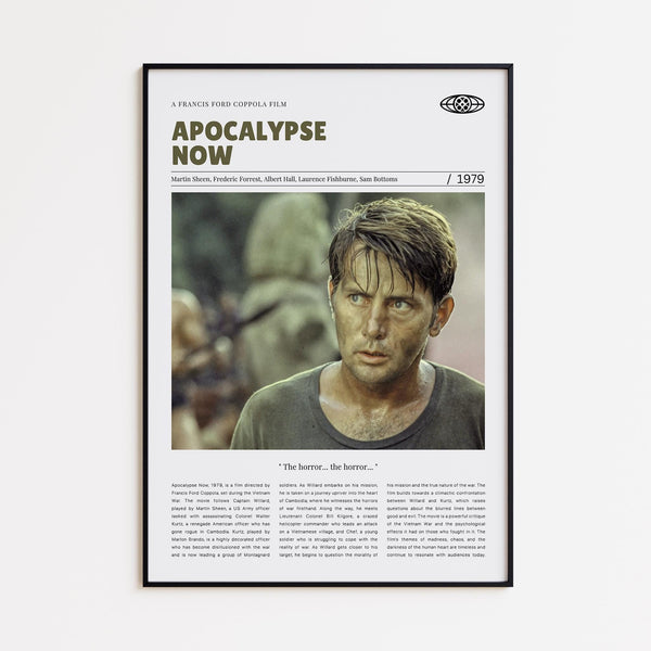 Apocalypse Now, Francis Ford Coppola, Retro Movie Poster, Custom Movie Poster 4421170298