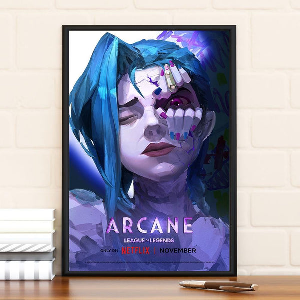Arcane 2 Movie Jinx Poster, League of Legends Posters, Limited Edition Collectibl Room Decor, Home Decor, Wall art, Gifts for him 1831400981