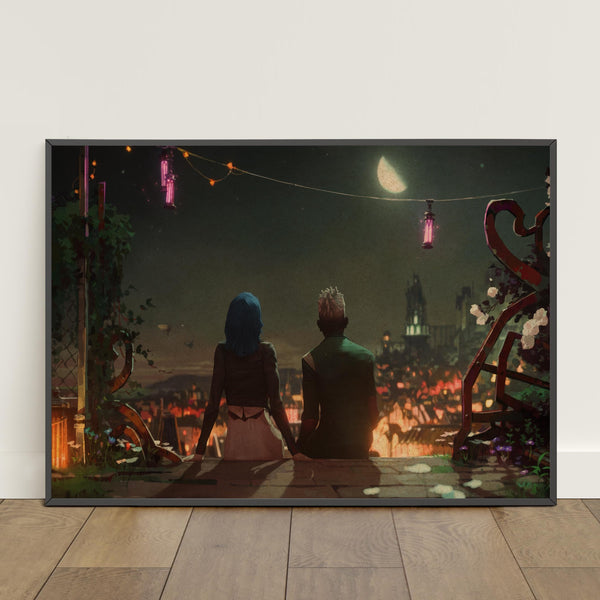Arcane Jinx and Ekko in Love Poster  Jinx Wall Art  Retro Print  Wall Art  Home Decor  Gift Poster  Game Poster 1816494591