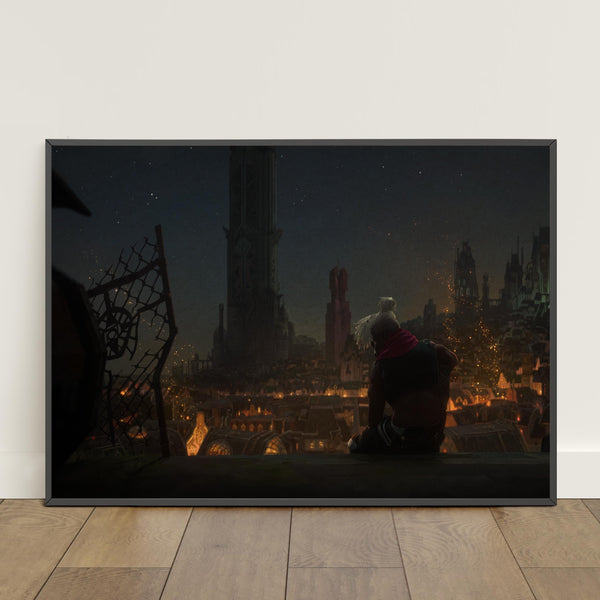 Arcane Jinx and Ekko in Love Poster  Jinx Wall Art  Retro Print  Wall Art  Home Decor  Gift Poster  Game Poster 1816494591 - Copy (2)