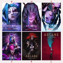 Arcane League Of Legends Season 1, Season 2 Animation Movie Poster, Canvas Print, Room Decor, Home Decor, Wall Art, Posters Gifts 1812653636