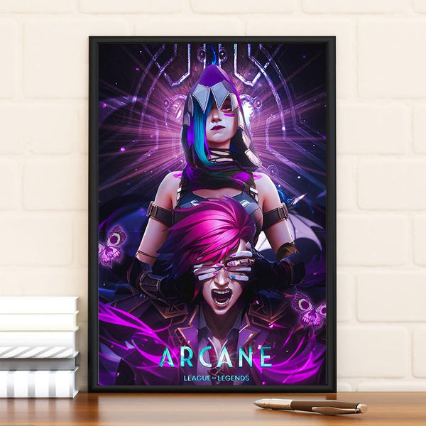 Arcane Movie Poster League Of Legends Season 2 Posters, Limited Edition Collectibl Room Decor, Home Decor, Wall art, Gifts for him 1817202596
