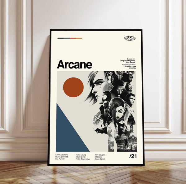 Arcane Poster - Movie Poster - Midcentury Modern Art - Minimalist Print - Retro Poster - Vintage Print Art - Wall Art - Gifts for him 4372845269
