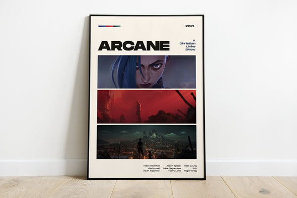 Arcane Tv Show Poster, Modern Movie Poster Print, Arcane Poster Wall Decor, DIGITAL FILES, Christian Linke, Alex Yee 1433199693 5693
