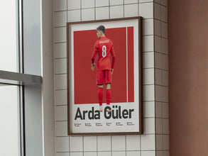 Arda Güler Poster Turkish Football Art Print (16x20 Inches) Sport Poster 1735160028