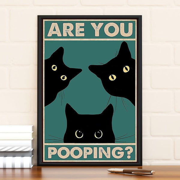 Are You Pooping Vintage Poster, Limited Edition Collectibl Room Decor, Home Decor, Wall art, Gifts for him 1800058746