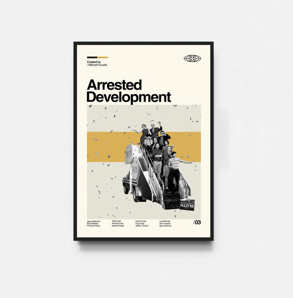 Arrested Development Poster, Movie Poster, Midcentury Art, Minimalist Art, Retro Poster, Vintage Poster, Home Decor 1833126941