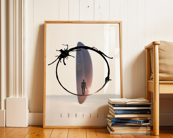 Arrival Movie Poster Art Minimalist Sci-Fi Film Poster, (Digital Download), Printable 572561324