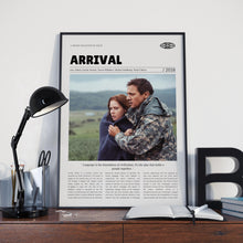 Arrival, Denis Villeneuve, Retro Movie Poster, Custom Movie Poster 4421165233