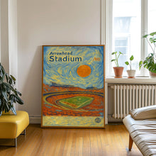 Arrowhead Stadium Poster Football Art, Football Stadium Poster