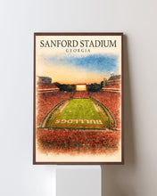 Arrowhead Stadium Watercolor Poster  Kansas City Football Stadium Aerial Art 4441222333 - Copy (5)