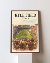Arrowhead Stadium Watercolor Poster  Kansas City Football Stadium Aerial Art 4441222333 - Copy (2)