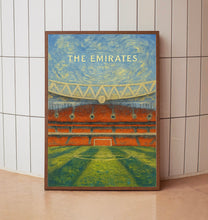 Arsenal Emirates Stadium Illustration - Contemporary Art Print - FRAMED or UNFRAMED - Perfect Gift for Football Fans - Fast UK Delivery