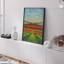 Arsenal Emirates Stadium Illustration - Contemporary Art Print - FRAMED or UNFRAMED - Perfect Gift for Football Fans - Fast UK Delivery