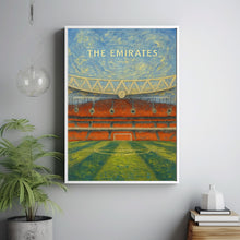 Arsenal Emirates Stadium Illustration - Contemporary Art Print - FRAMED or UNFRAMED - Perfect Gift for Football Fans - Fast UK Delivery