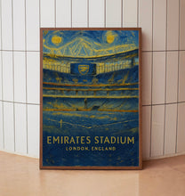Arsenal FC  Emirates Stadium  Black and White  Poster