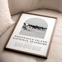 Assateague Island National Seashore Travel Poster, Assateague National Seashore Wall Art, Travel, Maryland City Art, Maryland Decor  NA357M 4342768595
