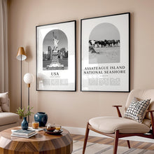Assateague Island National Seashore Travel Poster, Assateague National Seashore Wall Art, Travel, Maryland City Art, Maryland Decor  NA357M 4342768595