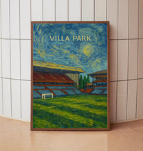 Aston Villa Park Stadium Illustration - Minimalist Art Print - FRAMED or UNFRAMED - Gift for Football Lover - Personalised Text Option