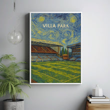 Aston Villa Park Stadium Illustration - Minimalist Art Print - FRAMED or UNFRAMED - Gift for Football Lover - Personalised Text Option (2)
