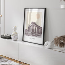 Athens Poster Print, Athens Travel Poster, Athens Minimalistic Wall Art, Athens, Greece 1882439423