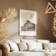 Athens Poster Print, Athens Travel Poster, Athens Minimalistic Wall Art, Athens, Greece 1882439423