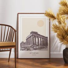 Athens Poster Print, Athens Travel Poster, Athens Minimalistic Wall Art, Athens, Greece 1882439423