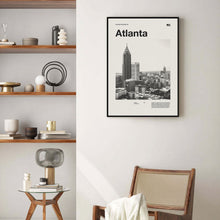 Atlanta Art Print  Atlanta Poster  Atlanta Wall Art  Mid Century Poster  Travel Print Art  Georgia  Vintage Poster 1574134250