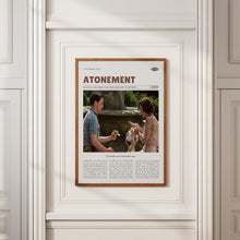 Atonement, Joe Wright, Retro Movie Poster, Custom Movie Poster Print 4421169946