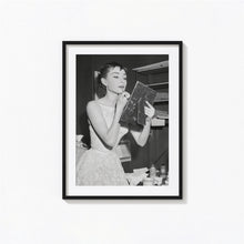 Audrey Hepburn Makeup Print, Black and White Wall Art, Vintage Print, Photography Prints, Museum Quality Photo Print, Feminist Print 1606605824