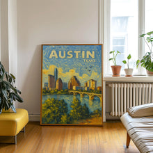 Austin Texas Print, Austin Texas Wall Art, ACL Poster, Austin Skyline, Texas Wall Art, Texas Poster