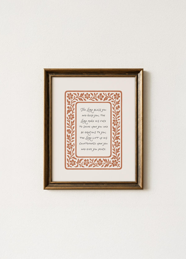 Autumn Blessing Bible Verse Print Rustic Christian Wall Art (Digital Download 4344421694