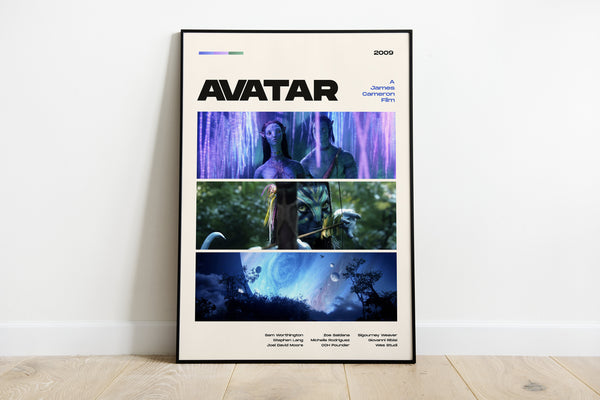Avatar Movie Poster, Modern Movie Poster Print, Avatar Poster Wall Decor, DIGITAL FILES, James Cameron 1388028102